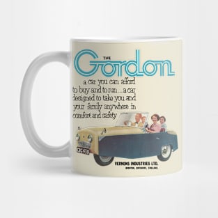 GORDON THREE WHEELER - advert Mug